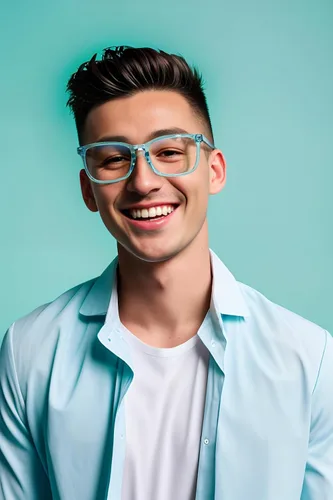 Miniatura 2 de VISOONE - Lentes cuadrados con bloqueo de luz azul y antireflejante para computadora, videojuegos; para mujeres y hombres MONTANA Transparente+azul