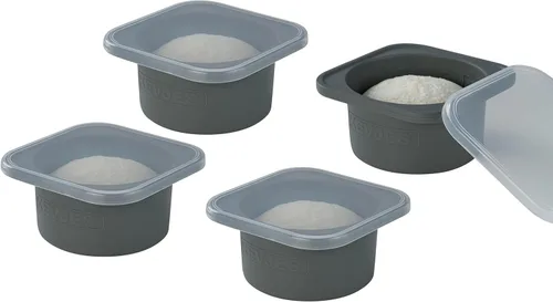 Miniatura 11 de Recipientes apilables de silicona para probar masa de pizza artesanal con tapas - paquete de 2/3/4/5 unidades - porción de 500 ml