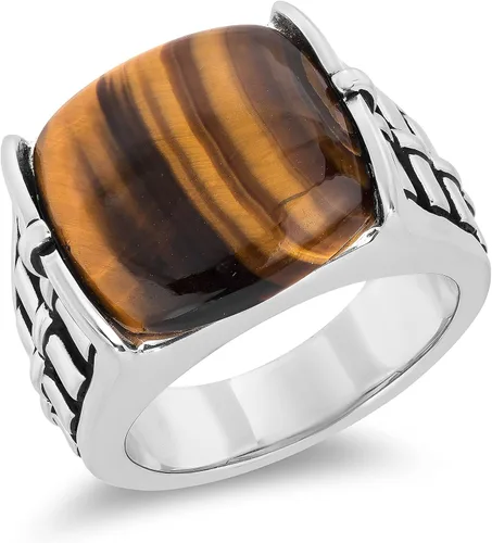 Miniatura 2 de Star Wars Fine Jewelry The Wookiee - Anillo para hombre, ojo de tigre, piedra preciosa, plata, Metal, ojo de tigre