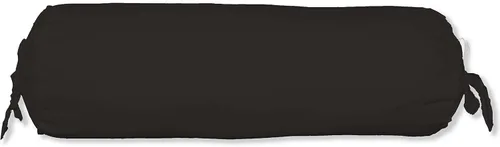 Miniatura 4 de Funda extraíble para almohada de algodón Saffron (Negro, 15 cm x 40 cm (6" x 16"))