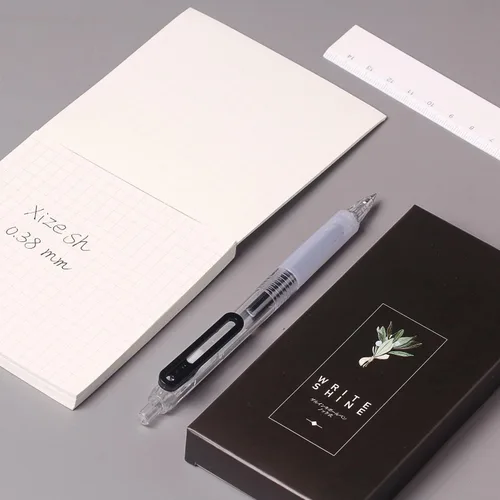 Miniatura 3 de XIZE SH Bolígrafos de gel ultra finos, paquete de 12 bolígrafos de gel de tinta negra de 0.015 in, tamaño de línea, bolígrafos de escritura suave