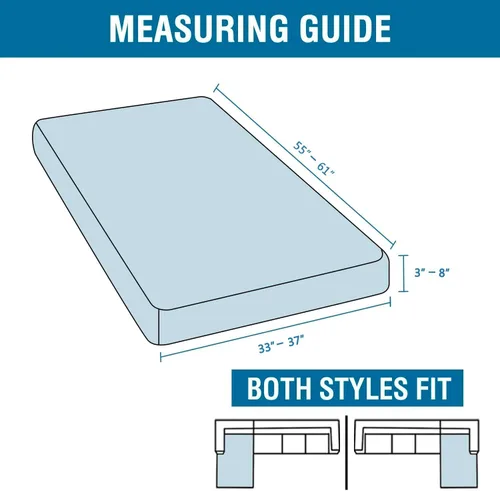 Miniatura 3 de H.VERSAILTEX Funda Individual Super Elástica para Chaise Longue Fundas para Sofá Seccional para Sofá en Forma de L Tanto Izquierdo/Derecho con Tela
