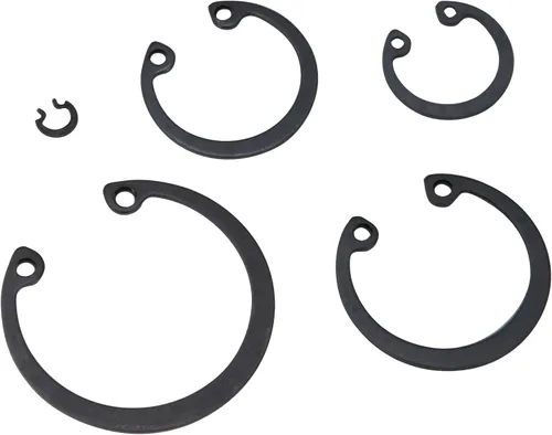 Miniatura 3 de Performance Tool W5212 - Juego de anillos de retención externos surtidos, 300 unidades, negro