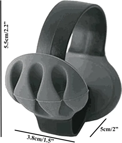 Miniatura 2 de NewFerU Clips de caída de cables de escritorio no adhesivos, soporte para cable de mesa, abrazadera de gestión de cables pequeña extraíble