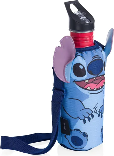 Miniatura 4 de Picnic TIME Disney Shorts Bottle Cooler Tote, Insulated Water Bottle Holder with Adjustable Shoulder Strap for Travel Picnic Theme Parks, Fits 20 to