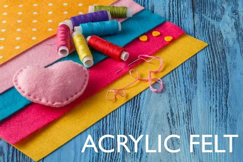 Miniatura 53 de FabricLA - Tela de fieltro acrílico Material suave, no rígido 72 pulgadas de ancho, 1.6 mm de grosor Fieltro por yarda para manualidades