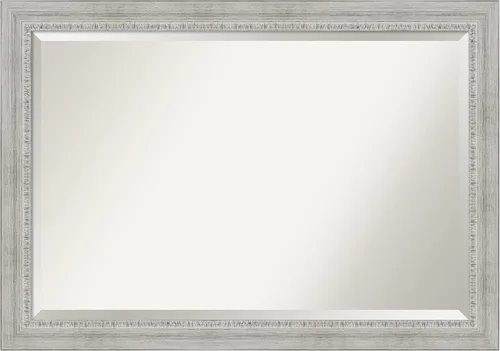 Miniatura 31 de Amanti Art Espejo de pared, espejo de marco de madera blanca lavada para decoración de pared o uso como espejo de baño para sobre el fregadero