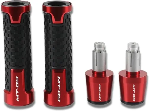Miniatura 7 de Motocicleta 0.866 in para Y&AMAHA MT-09 MT 09 MT09 Tracer 2015 2016 2017 2018 2019 2020 Accesorios de motocicleta Agarres Agarres Manillar Tapas Azul