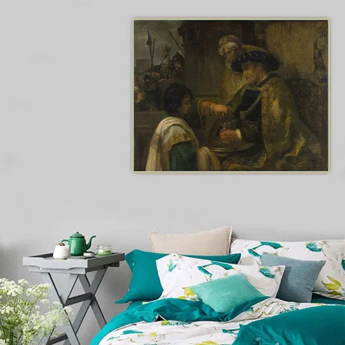 Miniatura 33 de Rembrandt - Kit de pintura de diamantes para adultos, 5D con taladro redondo completo, kit de pintura de diamantes para decoración del hogar
