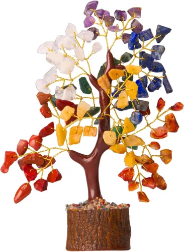 Miniatura 9 de Árbol de la vida de 7 chakras de cristal ANAYA AGATE – Árboles Bonsái de piedras preciosas curativas hechas a mano para decoración del hogar