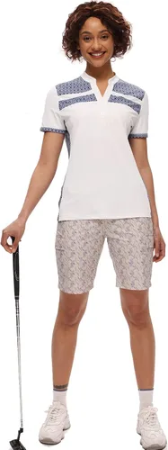 Miniatura 6 de JACK SMITH Polo de golf para mujer que absorbe la humedad UPF 50+ camisas de manga corta