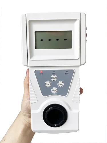 Medidor de turbidez líquida del turbidímetro con solución de calibración estándar Rango de medición 0 a 200 NTU Indicación mínima 0.1 NTU para