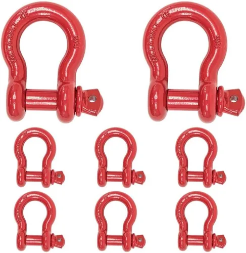 Miniatura 72 de Mytee Products - Grillete de anclaje forjado de 5/8" de acero al carbono con tornillo de aleación, 3.25 toneladas (6,500 libras) de capacidad de 20