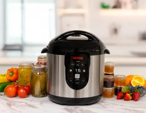 Miniatura 10 de Nesco NPC-9 Olla a Presión Eléctrica Inteligente y Enlatadora, Acero Inoxidable, 9.5 Qt