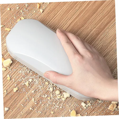 Miniatura 6 de Cabilock Cepillo de depilación de mano de 7.87 pulgadas, barredora multifuncional de migas para sofá, mesa, piso, cáscaras de nueces, migas de pan
