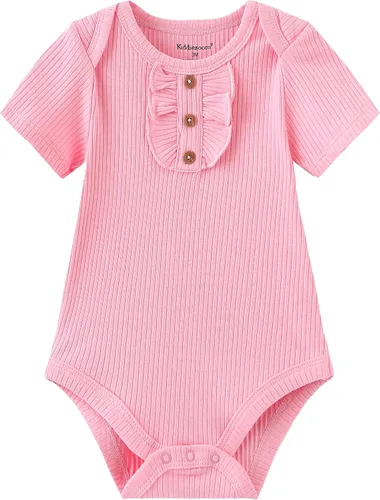 Miniatura 14 de Kiddiezoom Mameluco unisex de algodón de una pieza para bebé recién nacido, 5