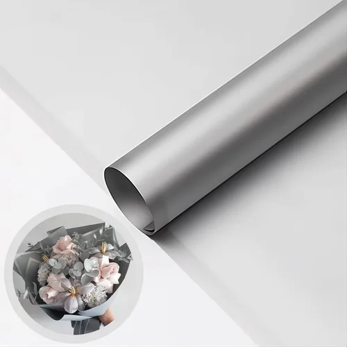 Miniatura 14 de BBJ WRAPS Papel de regalo de ramo de flores, papel de flores impermeable, papel coreano negro para ramos de flores de embalaje de regalos florales