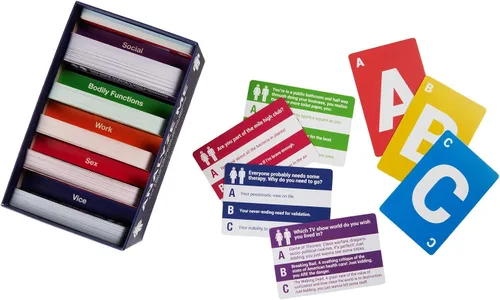 Miniatura 4 de Juego de fiesta para adultos, preguntas y respuestas de TMI inapropiadamente divertido, para adultos, estudiantes universitarios, noches de juego
