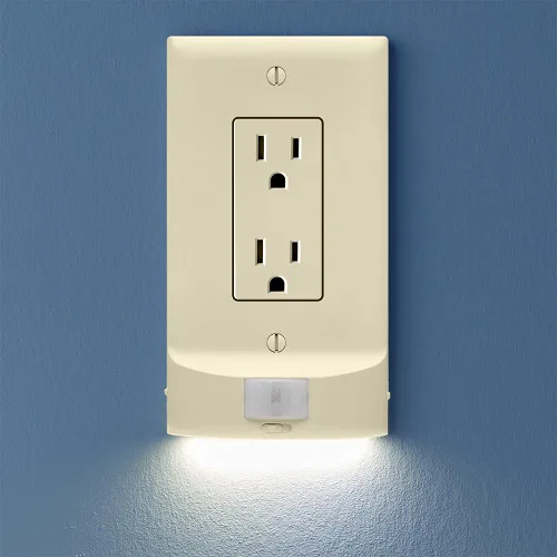 Miniatura 16 de 2 unidades - SnapPower MotionLight [para tomas decorativas] - Luces nocturnas LED con detección de movimiento incorporadas en la placa de pared