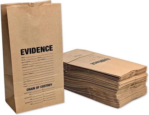 Miniatura 7 de Crime Scene Bolsas de papel para pruebas (pequeñas)