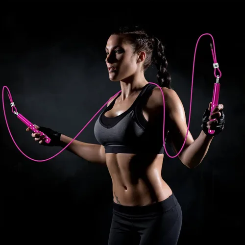 Miniatura 5 de Cuerda para Saltar, Wastou Cuerda para Saltar de Velocidad para Entrenamiento de Ejercicio Físico, Cuerda para Saltar de Entrenamiento Ajustable