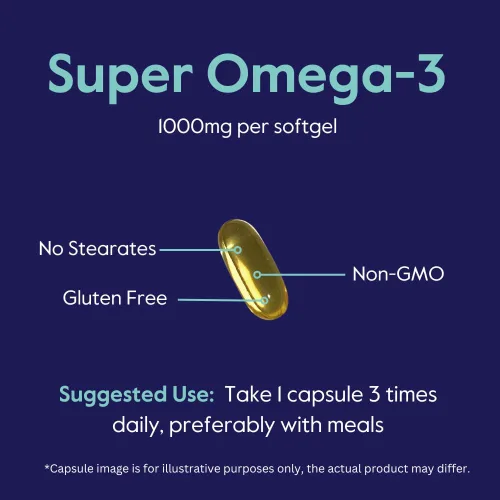 Miniatura 6 de Super Omega-3 1000mg (120 cápsulas blandas)