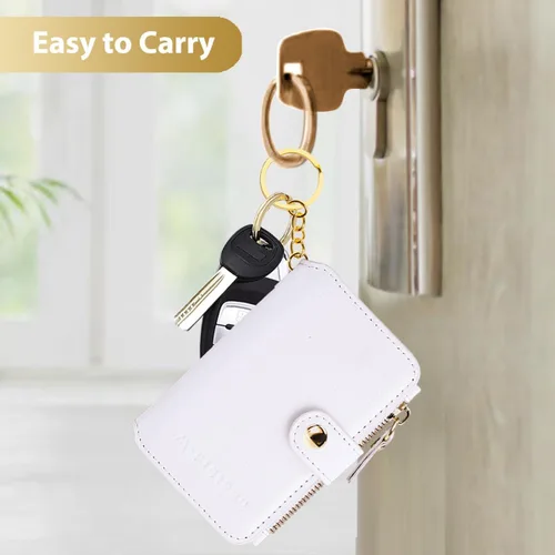 Miniatura 4 de M-Plateau Estuches para tarjetas, fundas de cuero para tarjetas e identificación, tarjetero para tarjetas de crédito, cartera pequeña para tarjetas