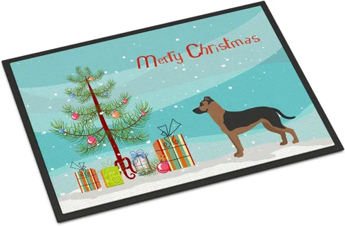 Miniatura 109 de Caroline's Treasures CK3799MAT Akita Shepherd - Tapete de árbol de Navidad de 18 x 27 pulgadas, tapete para puerta delantera, interior y exterior