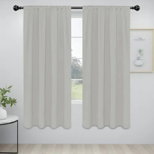 Miniatura 128 de Easy-Going - Cortinas opacas con bolsillo para varilla para el dormitorio, cortinas para ventanas que oscurecen la habitación o la sala de estar