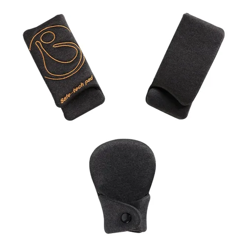 Miniatura 9 de Innokids Juego de fundas de correa de asiento de automóvil para bebés y niños, fundas para cinturón de seguridad con almohadilla
