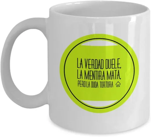 Miniatura 5 de Taza Cafe Verdad Vaso, taza de café divertidas, tazas personalizadas, taza de café inspiradoras, taza con mensajes positivos., 11onza, Negro