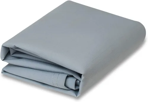 Miniatura 10 de CCS CHICAGO CANVAS & SUPPLY - Lona de lona de hierro impermeable extra resistente con ojales inoxidables para uso industrial y comercial, color Azul