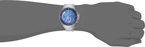 Miniatura 2 de SEIKO SSG010 Watch for Men - Coutura Collection - Radio Sync Solar Chronograph, Two-Tone Stainless Steel Case & Bracelet, Black Dial with Lumibrite