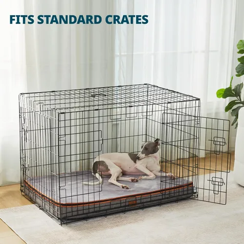 Miniatura 4 de LIORCE Cama grande para perros de espuma viscoelástica, camas ortopédicas de 4 pulgadas de grosor para perros grandes, cama impermeable para perros