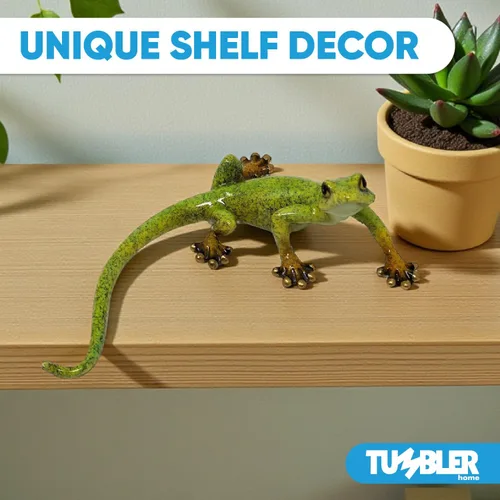 Miniatura 4 de Figura de lagarto para decoración de escritorio. Decoración del hogar para sala de estar, oficina, cocina, baño o en cualquier estante de la casa..