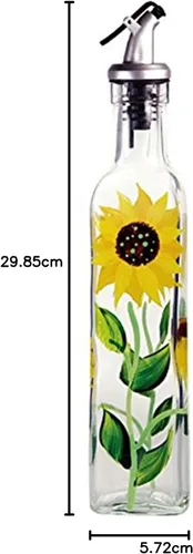 Miniatura 5 de Grant Howard Botella de aceite de girasol y vinagre de vidrio