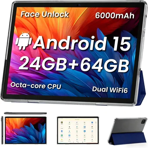 Miniatura 8 de Tablet Android 14, tabletas de 10 pulgadas, CPU Octa Core, 10GB+64GB+512GB de expansión, pantalla de 1280x800, Wi-Fi6, cámara dual, PC tablet