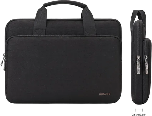 Miniatura 3 de DOMISO - Funda protectora para portátil de 17 pulgadas con asa, compatible con portátiles de 17-17.3 pulgadas HP Dell ASUS Lenovo Chromebook, bolsa