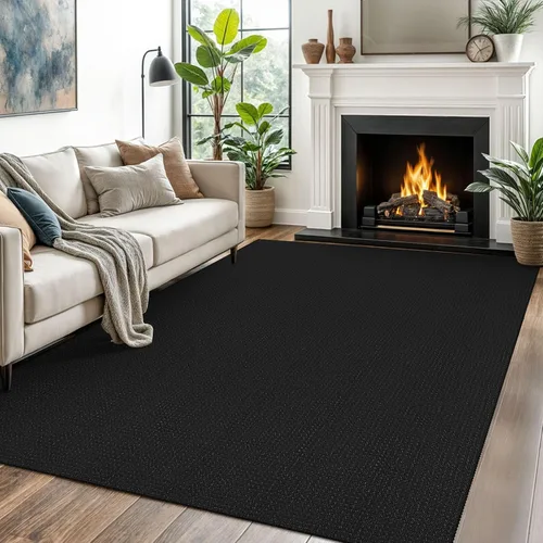 Miniatura 149 de EARTHALL Alfombra de pasillo 3x14 pies, alfombras lavables extra largas para pasillos, tejidas, antideslizante, alfombra trenzada para entrada