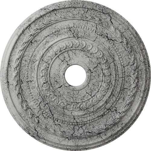 Miniatura 31 de Ekena Millwork CM25COFCS Cole Medallón de Techo, 25 3/8"OD x 3 3/8"ID x 1 3/8"P, pintado a mano Flash Cobre
