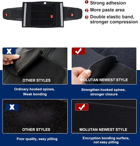Miniatura 4 de Faja moldeadora de cintura para hombre, con control de abdomen, faja moldeadora de cuerpo, cinturón de sudor