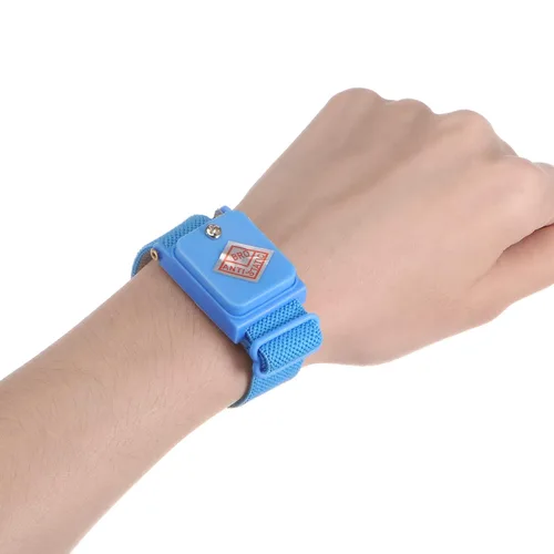 Miniatura 5 de MECCANIXITY Correa de muñeca antiestática, pulsera antiestática ESD ajustable inalámbrica con pulsera de repuesto para reparación de electrónica