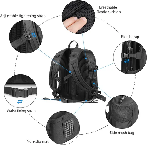 Miniatura 5 de Smatree Mochila Profesional para DJI Mavic 3/Mavic 3 Classic/3E/3T Combo, Mochila Impermeable para DJI Mavic 3/Mavic 3 Classic/Mavic 3E/Mavic 3T
