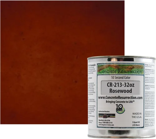 Miniatura 4 de Tinte profesional para hormigón de secado rápido, fácil de usar. Tinte de acetona Concrete Resurrection de diez segundos de color, 32 onzas