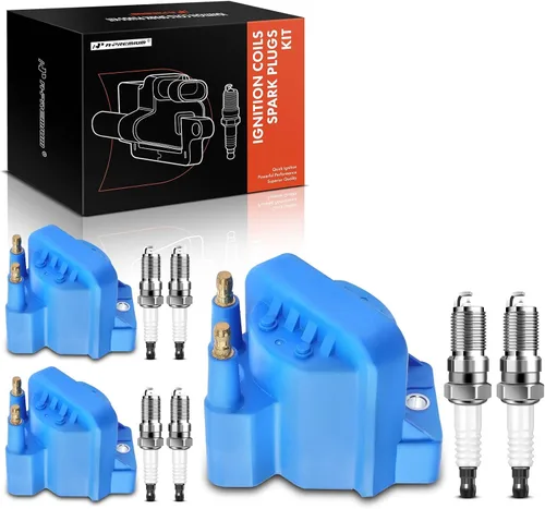 Miniatura 12 de A-Premium Paquete de 3 bobinas de encendido (negro) y 6 bujías de iridio compatibles con Chevrolet Malibu Impala Venture Buick LaCrosse Cadillac