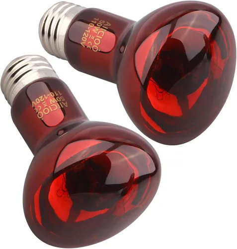 Miniatura 14 de Bombilla de calor para reptiles, 60 W, emisor de calor de cerámica, sin daño, sin luz, lámpara de calentador infrarrojo para gallinero, lagarto