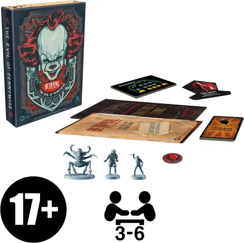 Miniatura 7 de Hasbro Gaming Avalon Hill Betrayal at The Neibolt House: The Evil of Pennywise Expansion A partir de 17 años 3-6 jugadores