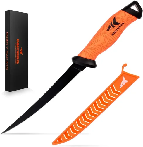 Miniatura 11 de KastKing Speed Demon Pro - Cuchillo de filete – Hoja de acero inoxidable alemán G4116 afilada como navaja, cuchillos de nivel profesional para E: 9