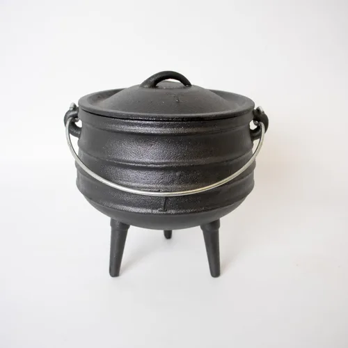 Miniatura 13 de Lehman's Campfire - Olla de hierro fundido con 3 patas y tapa, 13.5 pulgadas, 3.5 galones