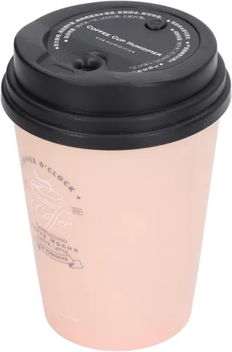 Miniatura 9 de Mini humidificador portátil, 10.1 fl oz, humidificador de automóvil, taza de café, apagado automático de bajo ruido, ligero, ahorro de espacio, Rosa